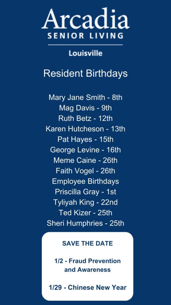 Birthdays