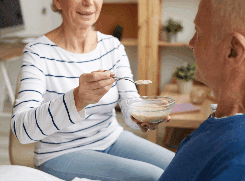 elderly sitter